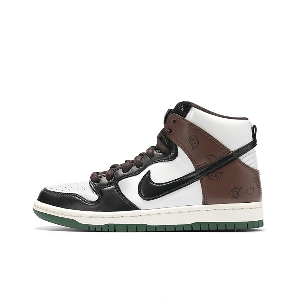 Brown Paisley Custom Air Jordan 1 High-shecustomize