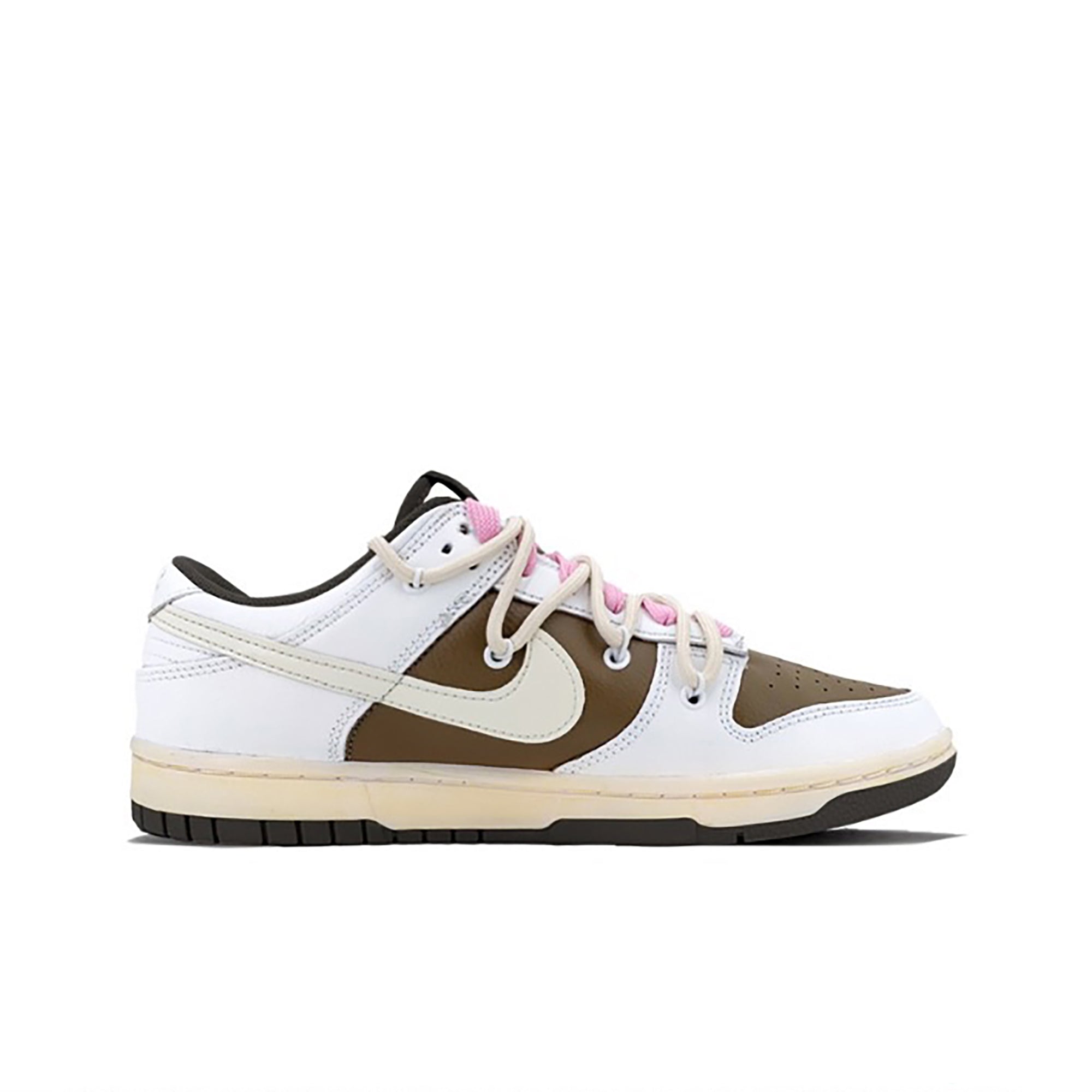 Brown White Custom Nike Dunk SHECUSTOMIZE