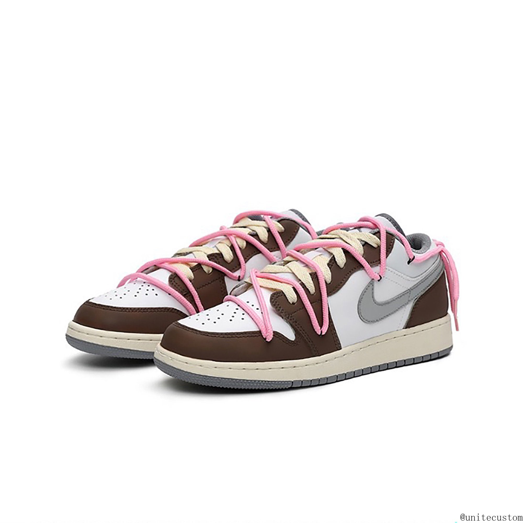 Pink Black Custom Air Jordan 1 – shecustomize
