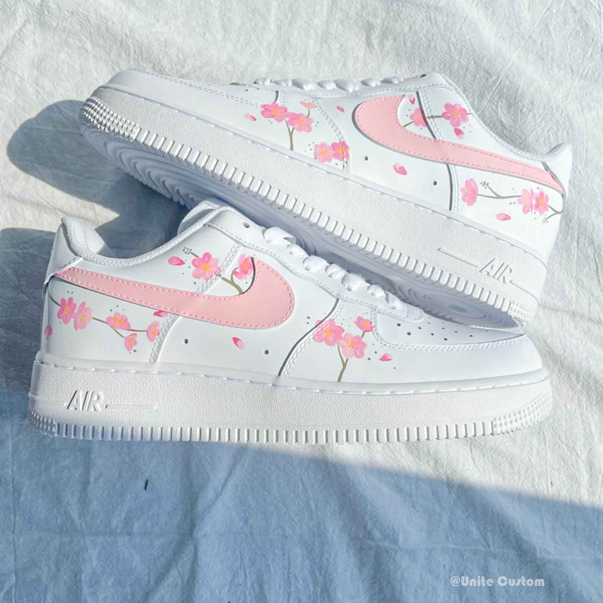 Cherry Blossom Custom Air Force 1 Sneakers