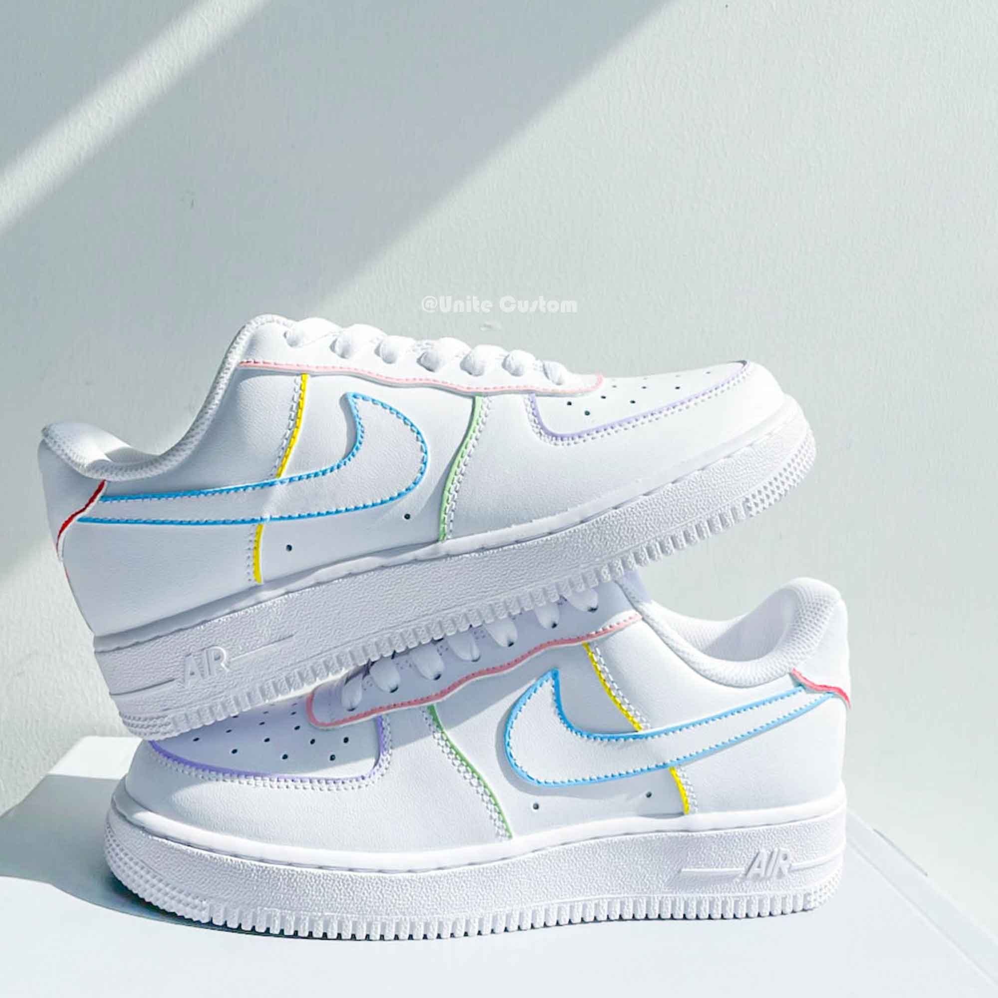 Colorful Lines Custom Air Force 1 SHECUSTOMIZE