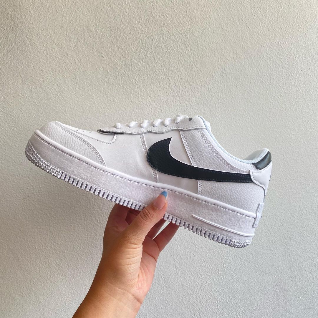 Custom Af1 Shadow With Black Details SHECUSTOMIZE