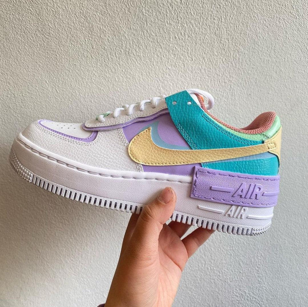 Custom Air Force 1 Colorful Combo-shecustomize