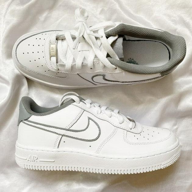 Custom Air Force 1 Grey Details-shecustomize