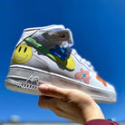 Custom Air Force 1 Hippie 70s Smiley Face-shecustomize