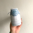 Custom Air Force 1 Light Blue Swoosh-shecustomize