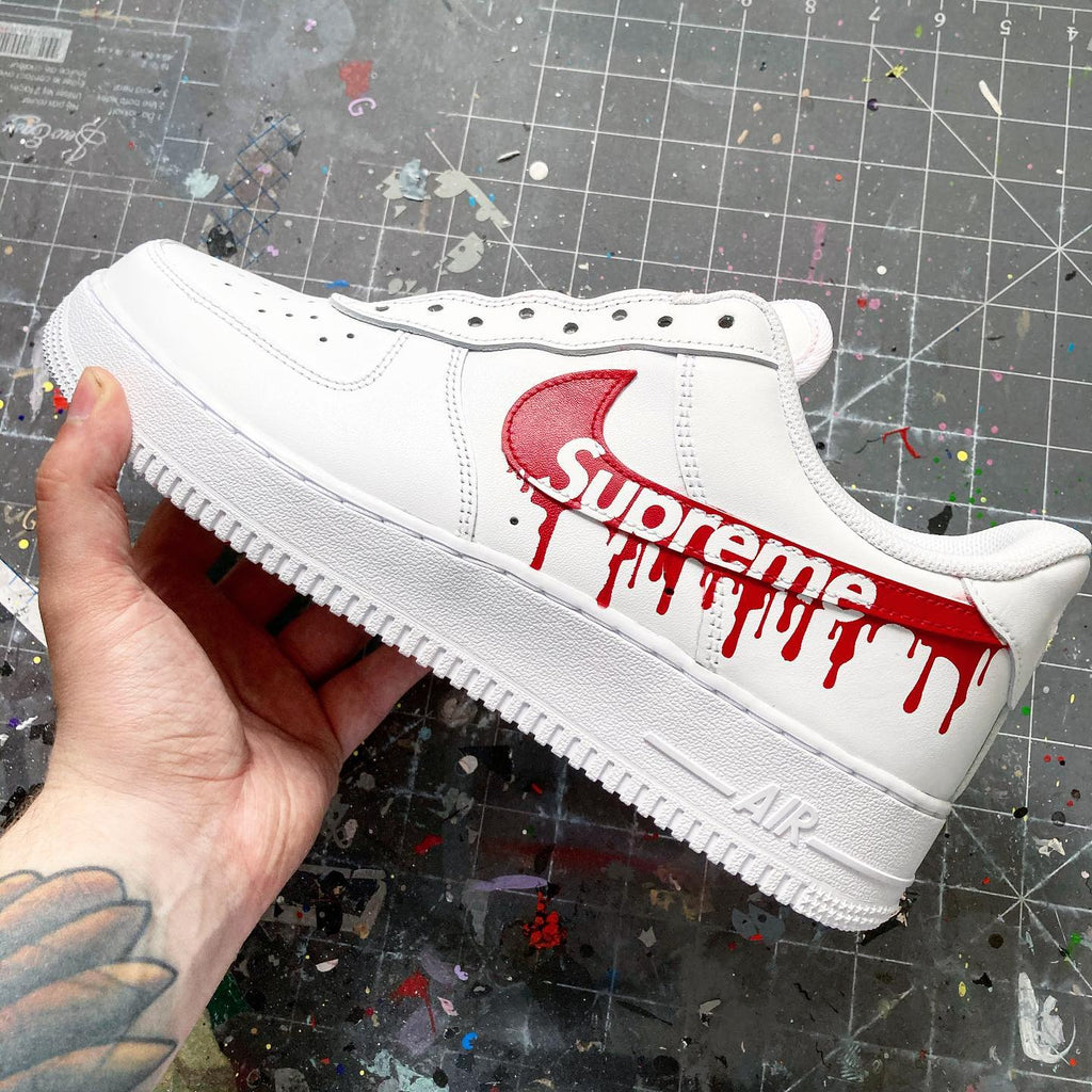 Custom Air Force 1 Red Design â shecustomize