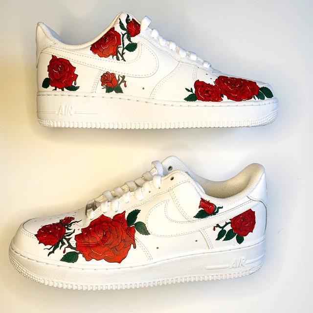 Custom Air Force 1 Roses SHECUSTOMIZE