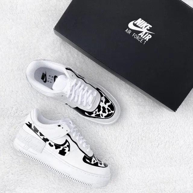 Custom Air Force 1 Cow Print