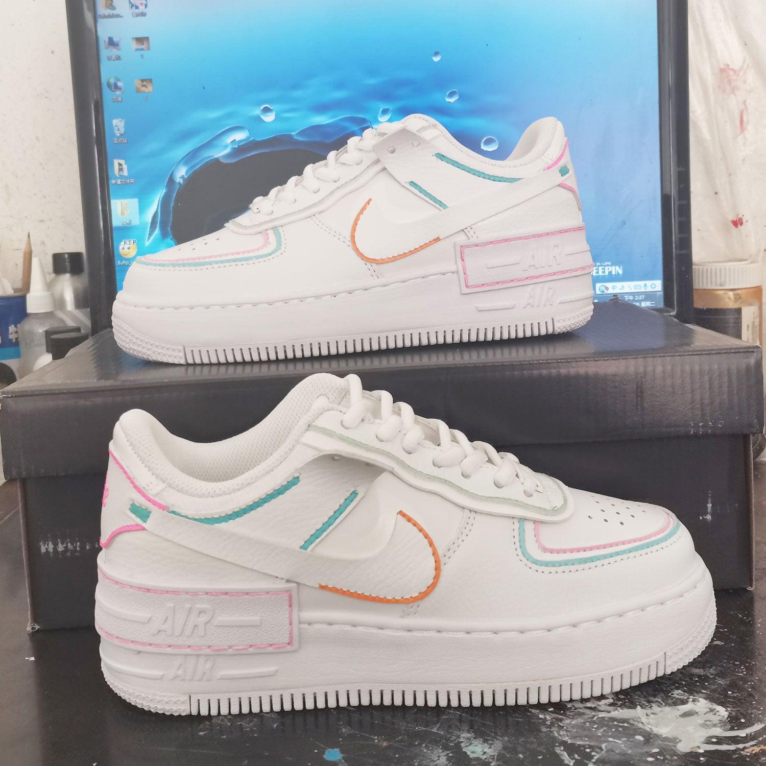 Custom Air Force 1 Shadow Pastel