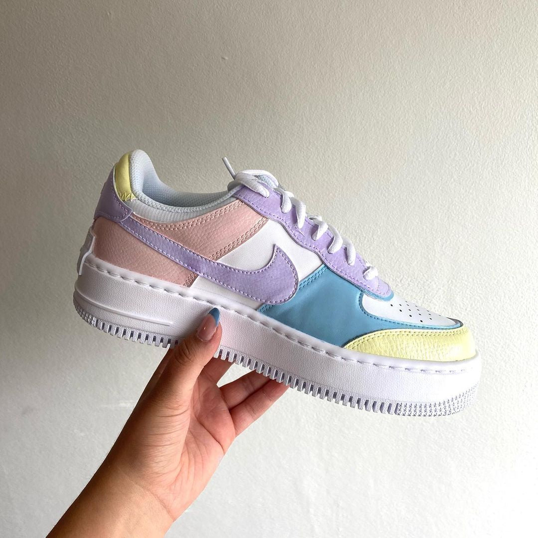 Custom Air Force 1 Shadow Summer Colours-shecustomize