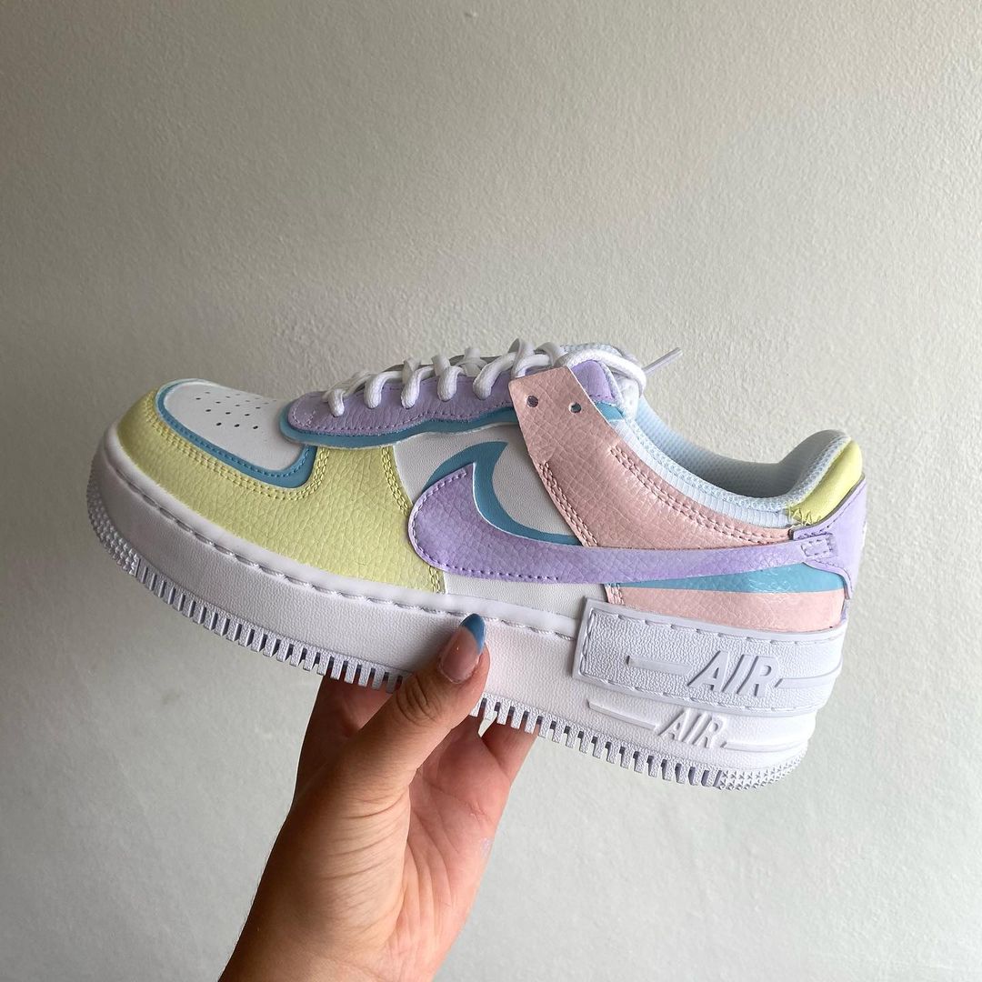 Custom Air Force 1 Shadow Summer Colours – SHECUSTOMIZE