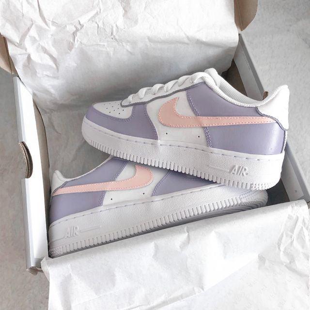 Custom Air Force 1 Strawberry Grape-shecustomize