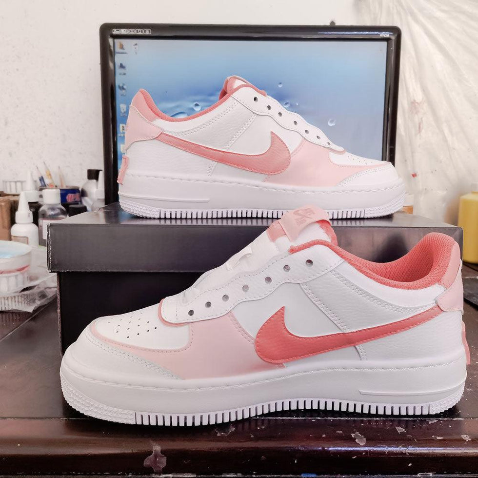 washed coral air force 1