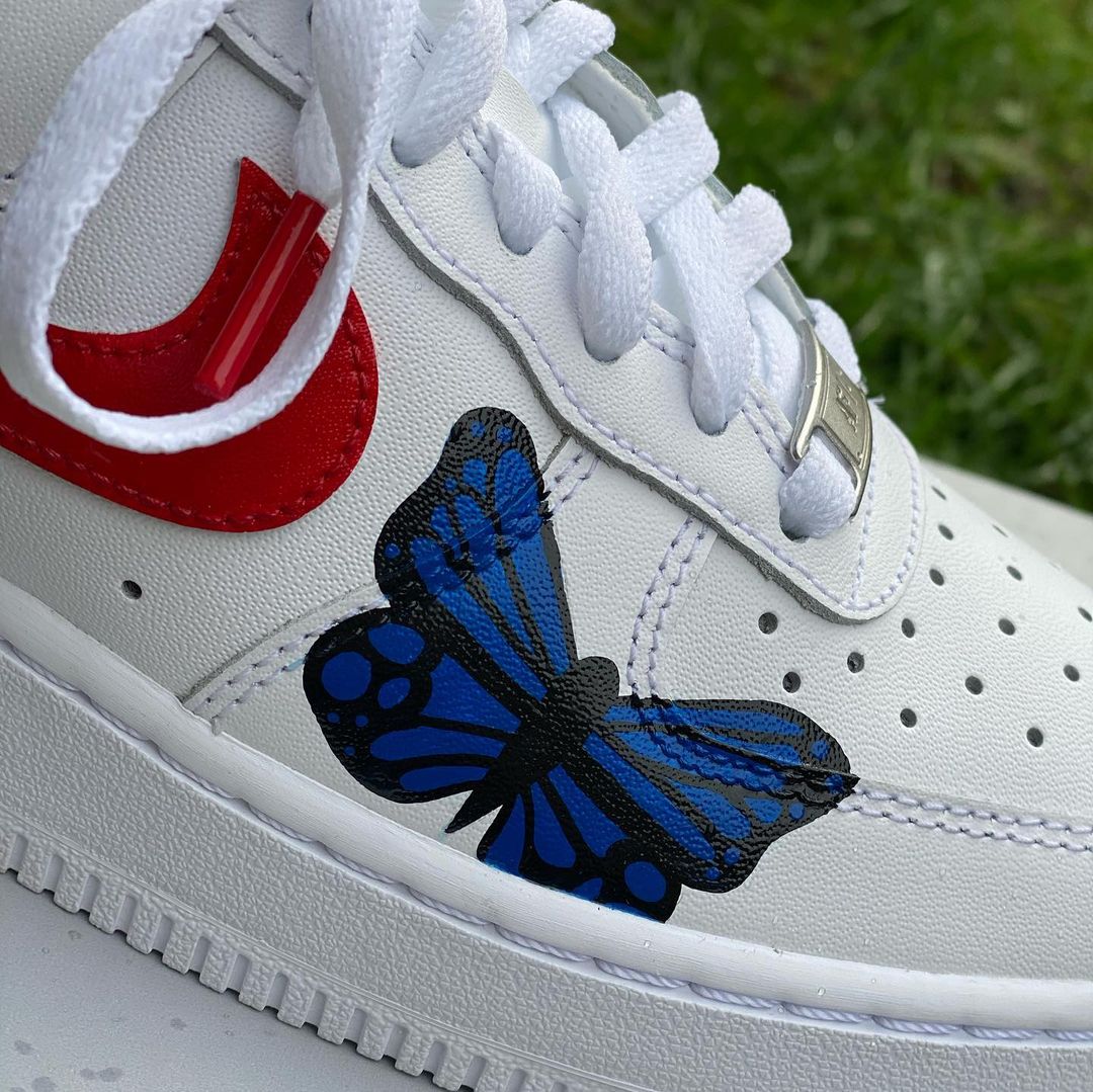 Custom Butterfly AF1’s-shecustomize