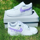 Custom Dripping Swoosh Air Force 1’s-shecustomize