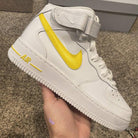 Custom Yellow Nike Air Force Ones-shecustomize