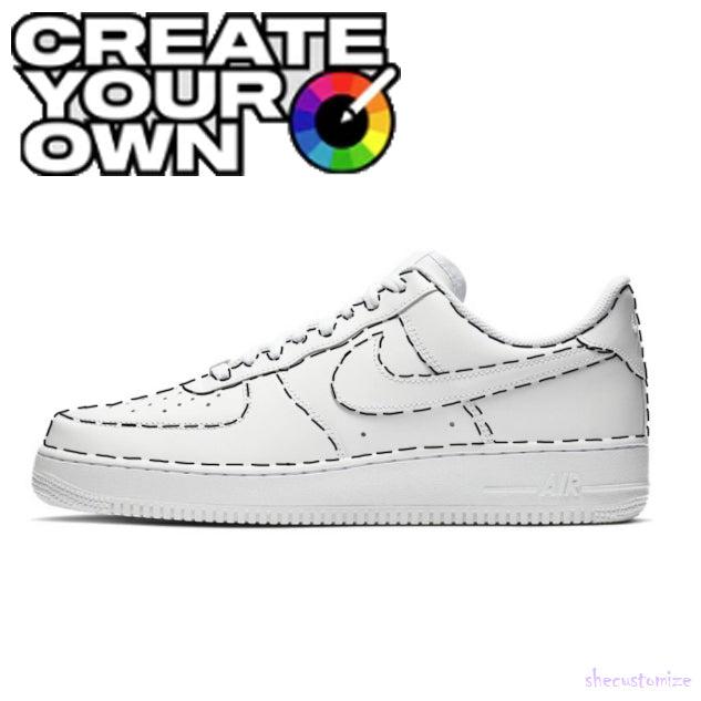 DIY Create Your Own Air Force 1s Custom-shecustomize