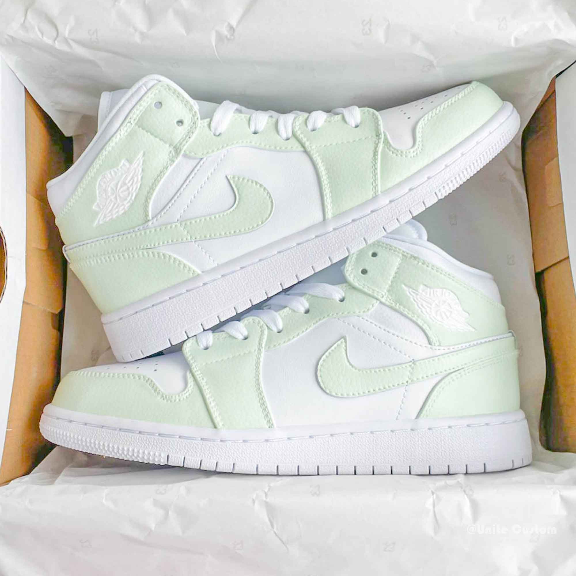 Bright green jordans Clearance