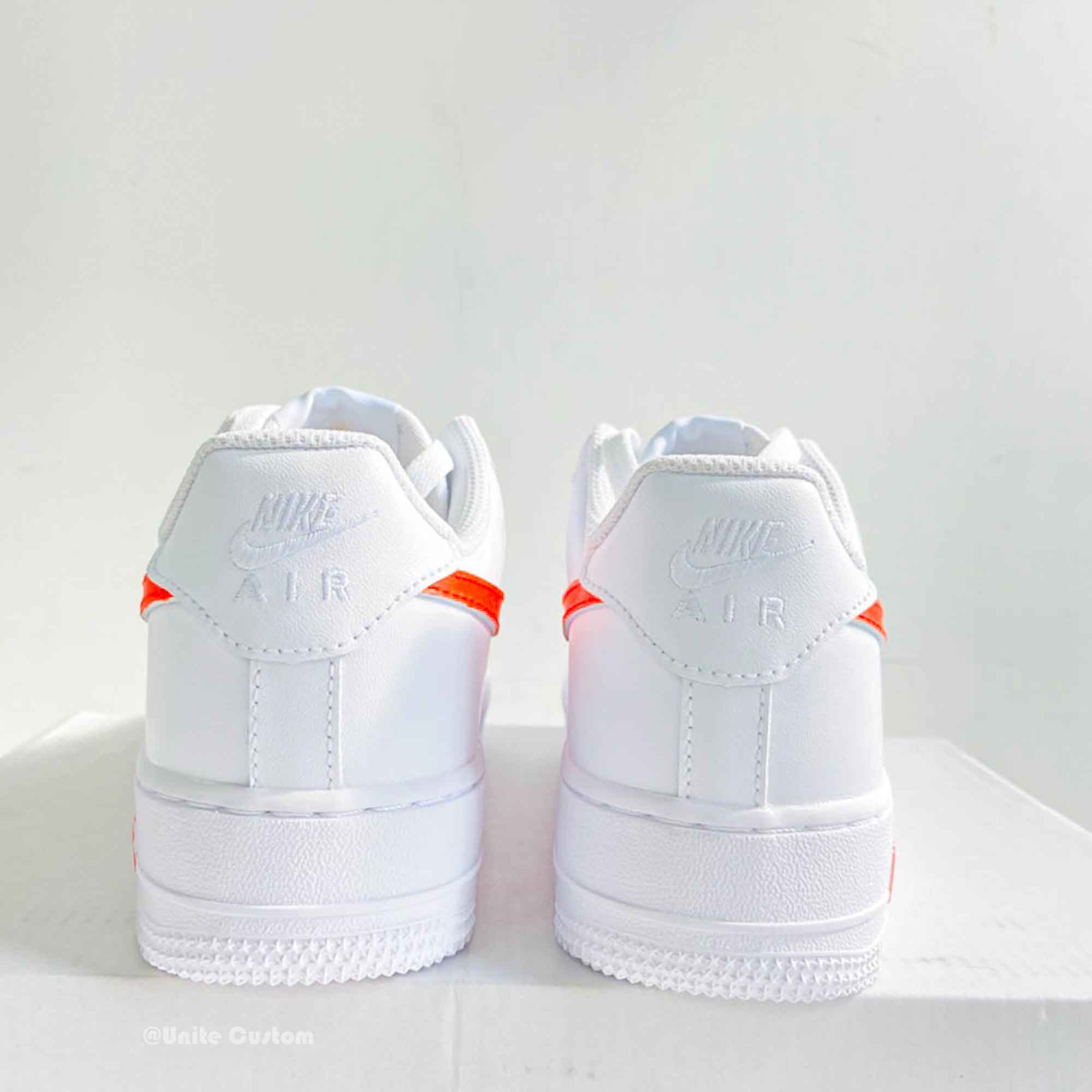 Orange Custom Air Force 1-shecustomize