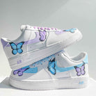 Purple Blue Butterfly Custom Air Force 1-shecustomize