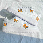 Tan Butterfly Custom Air Force 1-shecustomize
