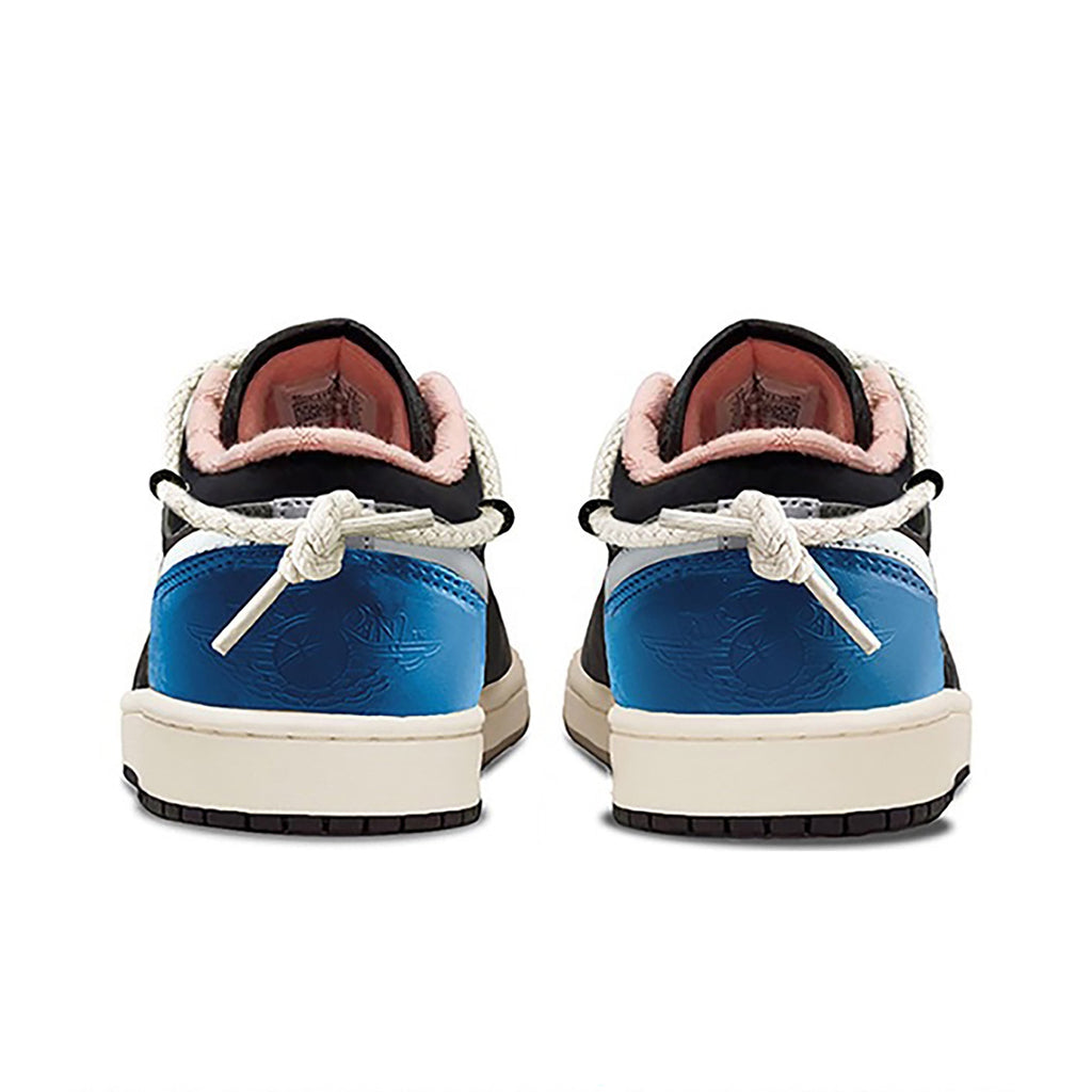 Travis Scott Blue White Custom Nike-shecustomize