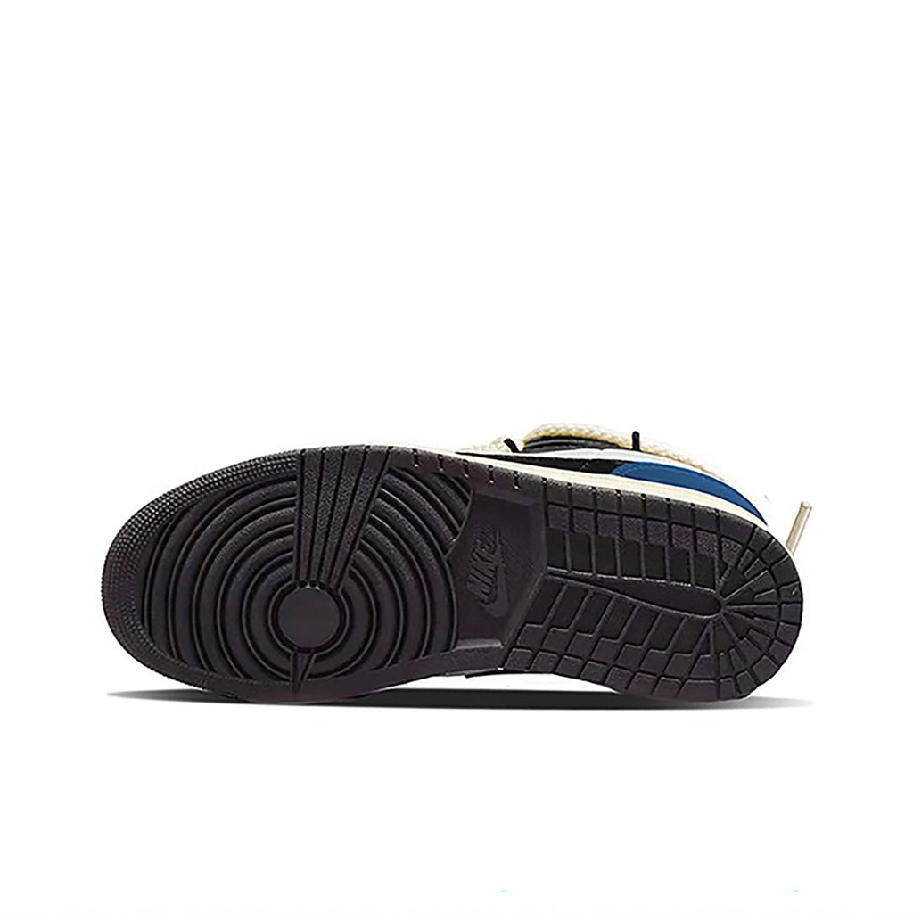 Travis Scott Blue White Custom Nike-shecustomize