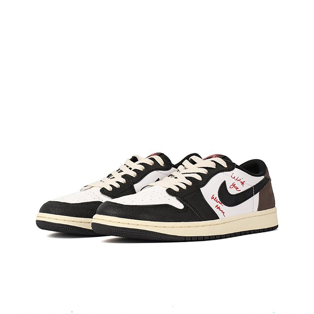 Travis Scott Brown Custom Air Jordan 1 Low-shecustomize