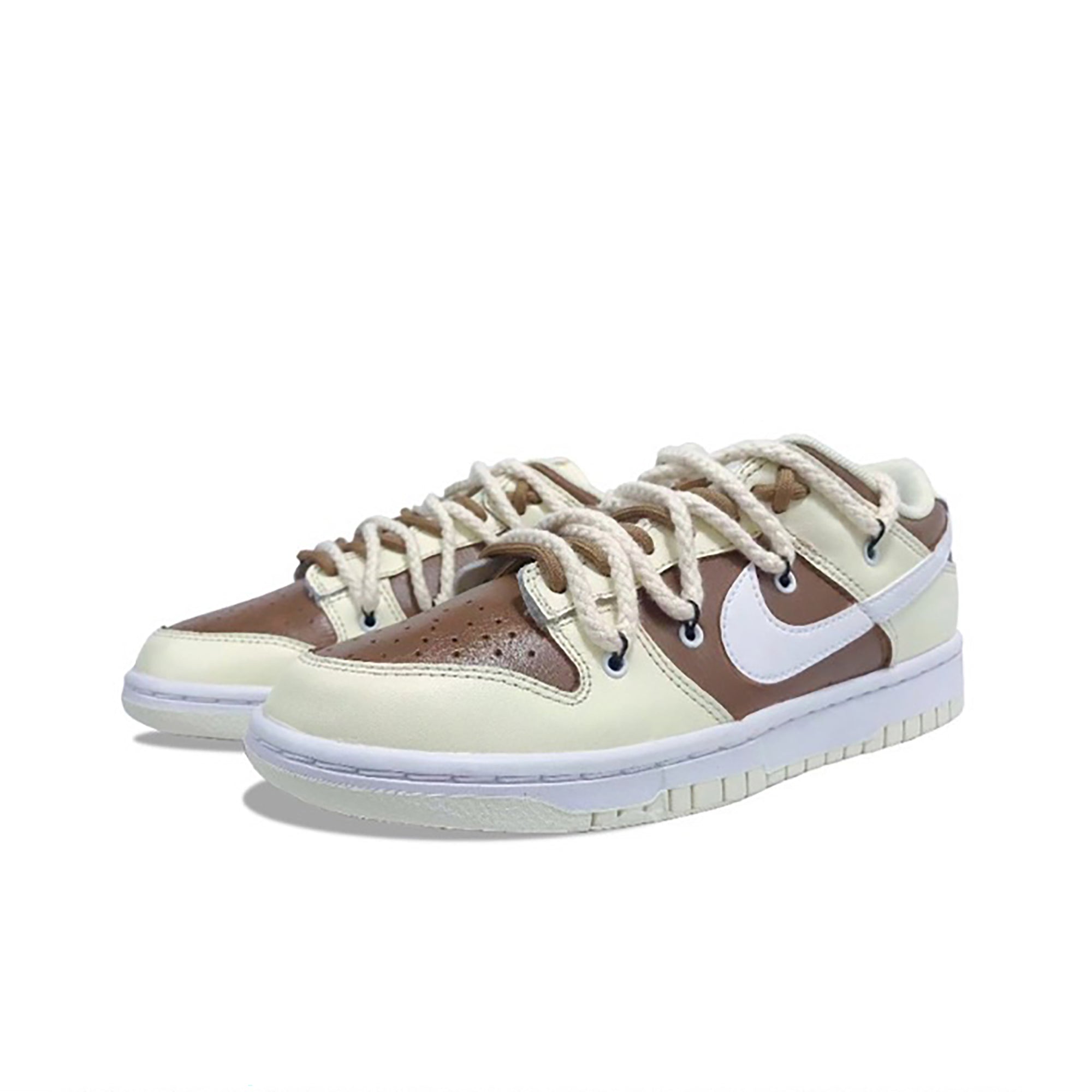 Travis Scott Mocha White Custom Nike Dunk – shecustomize